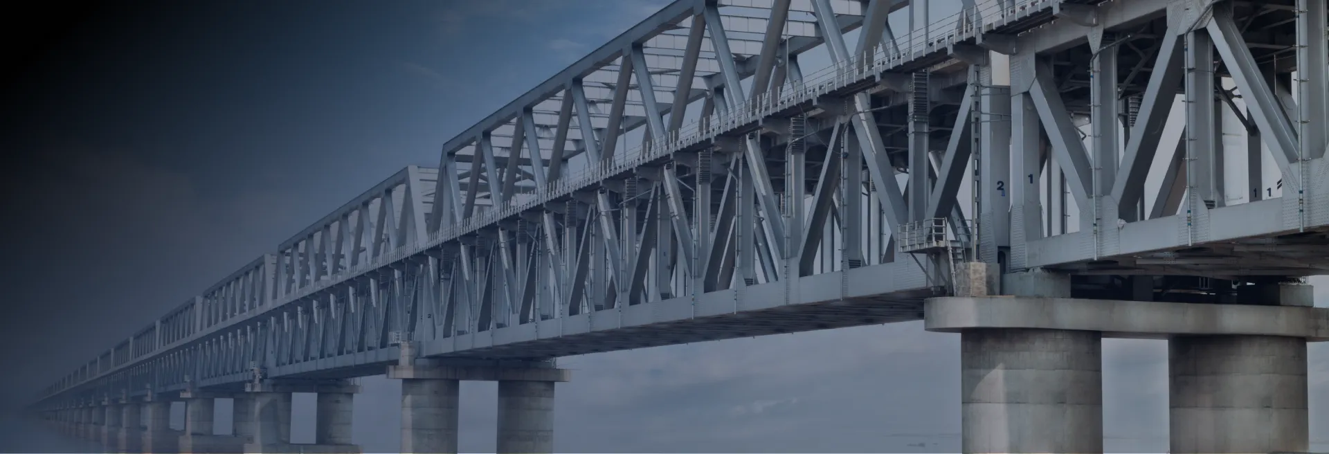 Bridge made by bridge construction company